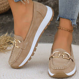 Mocassins de Plataforma com Fivela
