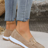 Mocassins de Plataforma com Fivela