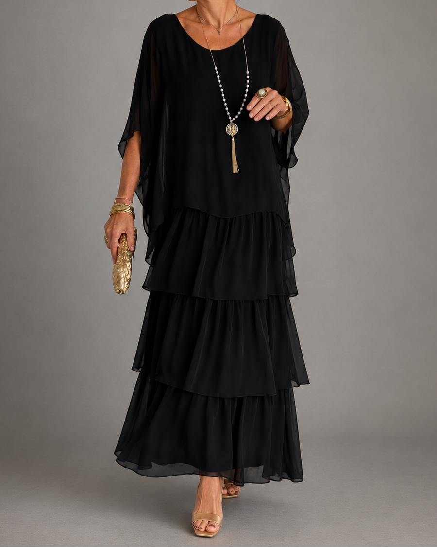 Mécia | Vestido Comprido Elegante e Fluido