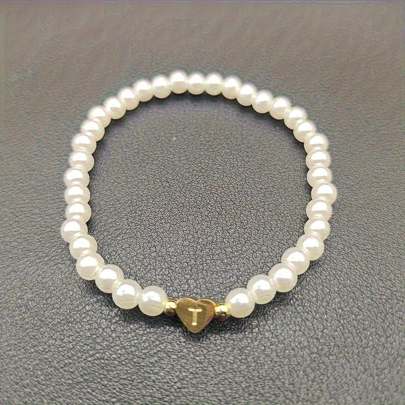 Pulseira Coração com Inicial