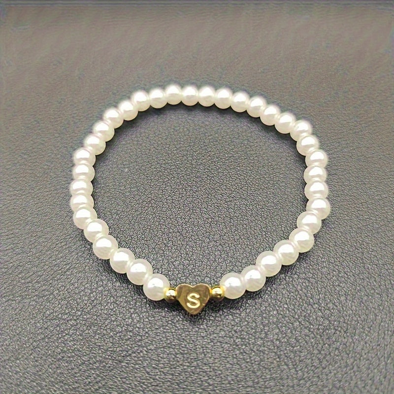 Pulseira Coração com Inicial