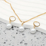 Conjunto de Colar Elegante com Pérolas