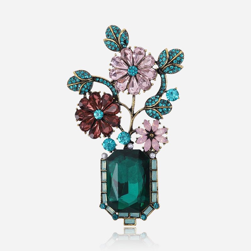Broche Jardim Esmeralda
