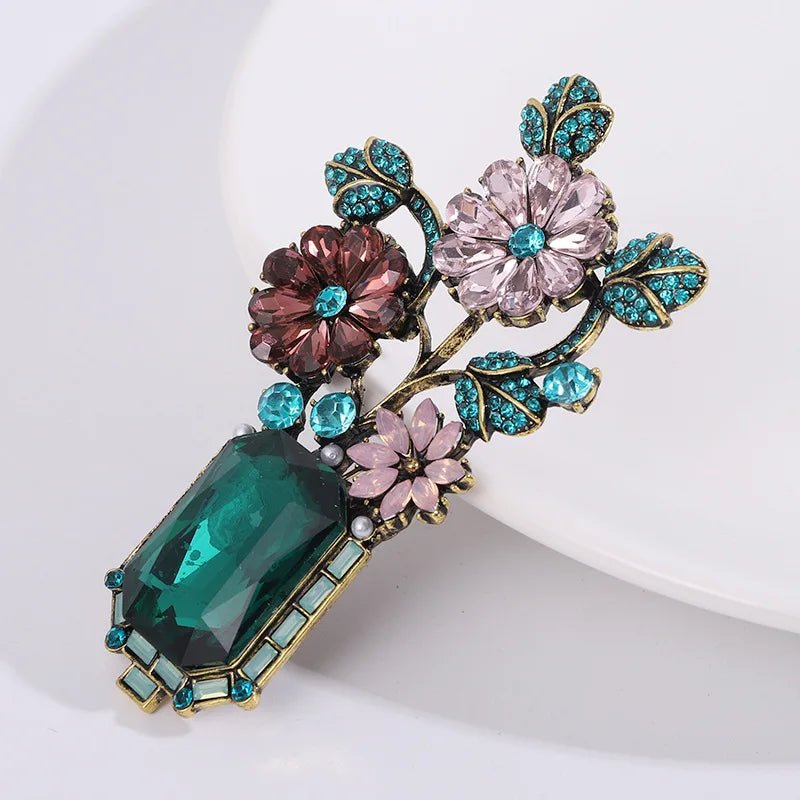 Broche Jardim Esmeralda