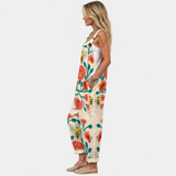 Inês - Macacão Estampado Confortável