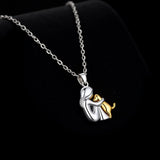 Parure Étreinte – Collier et boucles d’oreilles