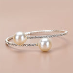Pulseira com Pérolas e Cristais
