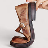 Sapatos Mary Jane com Tira em T