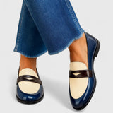 Mocassins Bicolores de Contraste