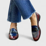 Mocassins Bicolores de Contraste