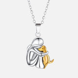 Collier pendentif Étreinte
