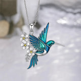 Magnifique collier colibri avec boucles d'oreilles offertes – Offre à durée limitée