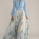 Carmo | Vestido Maxi Floral em Chiffon