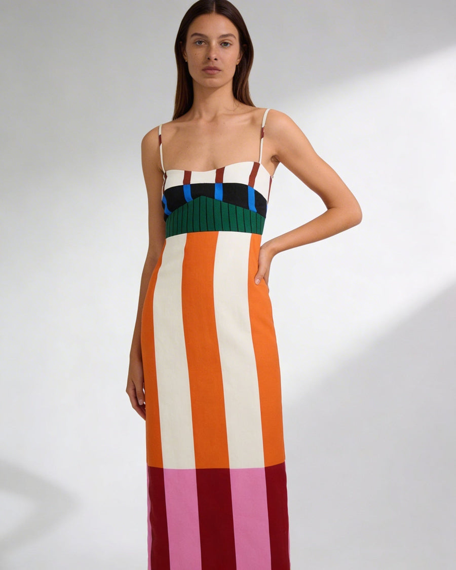 CARMEN | FESTIVE HALTER DRESS