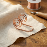 Pulseira Espiral em Cobre