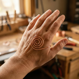 Pulseira Espiral em Cobre