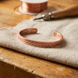Pulseira em Cobre com Símbolo Infinito e Ímanes