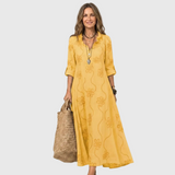 Luciana | Vestido Midi Camiseiro Descontraído