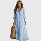 Luciana | Vestido Midi Camiseiro Descontraído