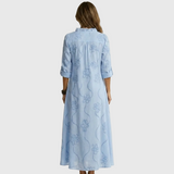 Luciana | Vestido Midi Camiseiro Descontraído