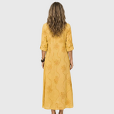 Luciana | Vestido Midi Camiseiro Descontraído