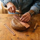 Pulseira de Elos Larga em Cobre Oxidado | Homem