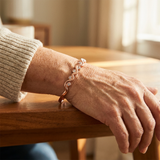 Pulseira Rígida em Cobre com Cristal