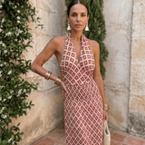 Conjunto Elegante com Design de Ombros Descobertos