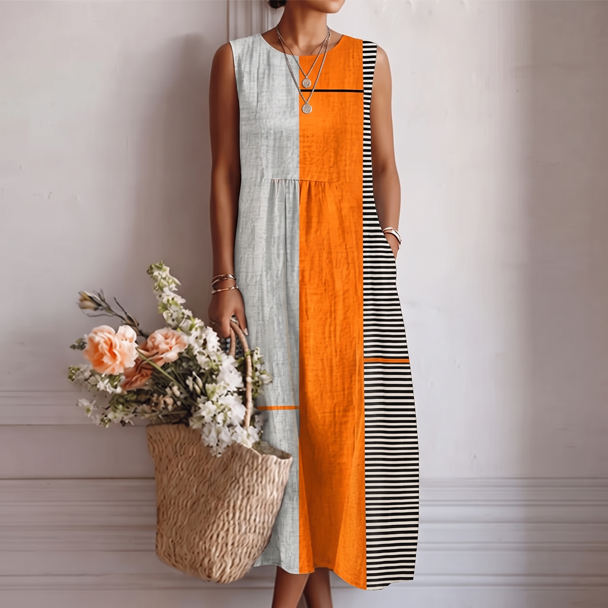 Inês™ | Vestido Midi do Dia a Dia
