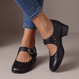 Sapatos de Salto Largo com Tira no Tornozelo