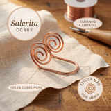 Pulseira Espiral em Cobre