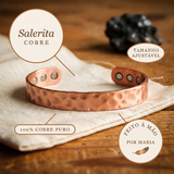 Pulseira em Cobre com Ímanes
