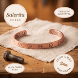 Pulseira em Cobre com Motivos de Parafuso