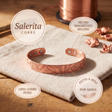 Pulseira em Cobre com Fecho Magnético Oculto