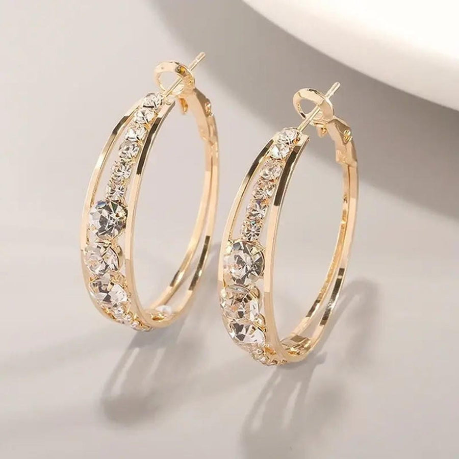Brincos Acabamento Dourado