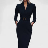 Beatriz | Elegantna crna haljina