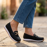Beatriz | Mocassins Conforto com Fivela Dourada