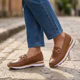 Beatriz | Mocassins Conforto com Fivela Dourada