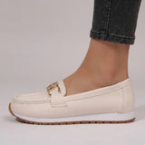Beatriz | Mocassins Conforto com Fivela Dourada