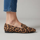 Clara | Mocassins Leopardo em Camurça