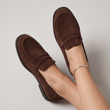 Bianca | Mocassins Penny em Camurça