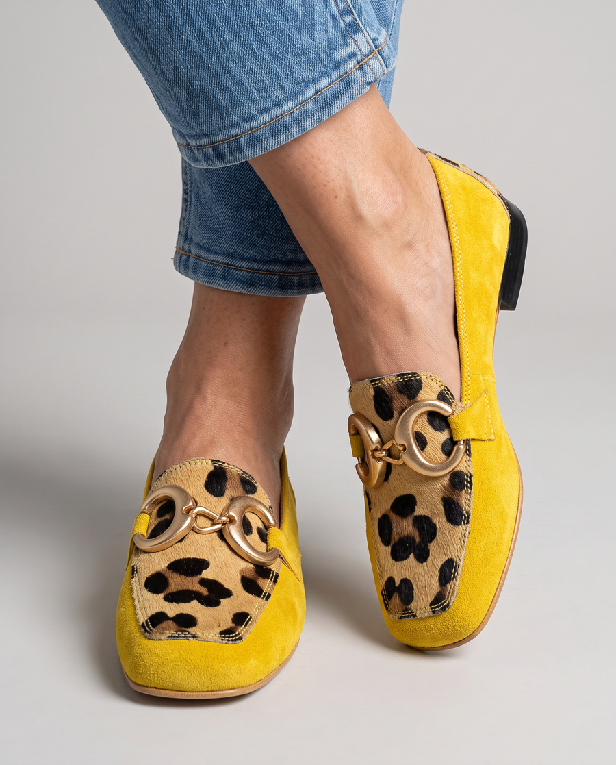 Assunta | Mocassins com Padrão Animal