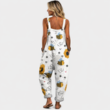 Mariana - Macacão Estampado Confortável