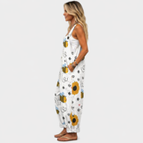 Mariana - Macacão Estampado Confortável