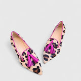 Mocassins com Padrão Leopardo