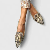 Mocassins com Padrão Leopardo