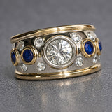 Anel Zircónias Engastadas