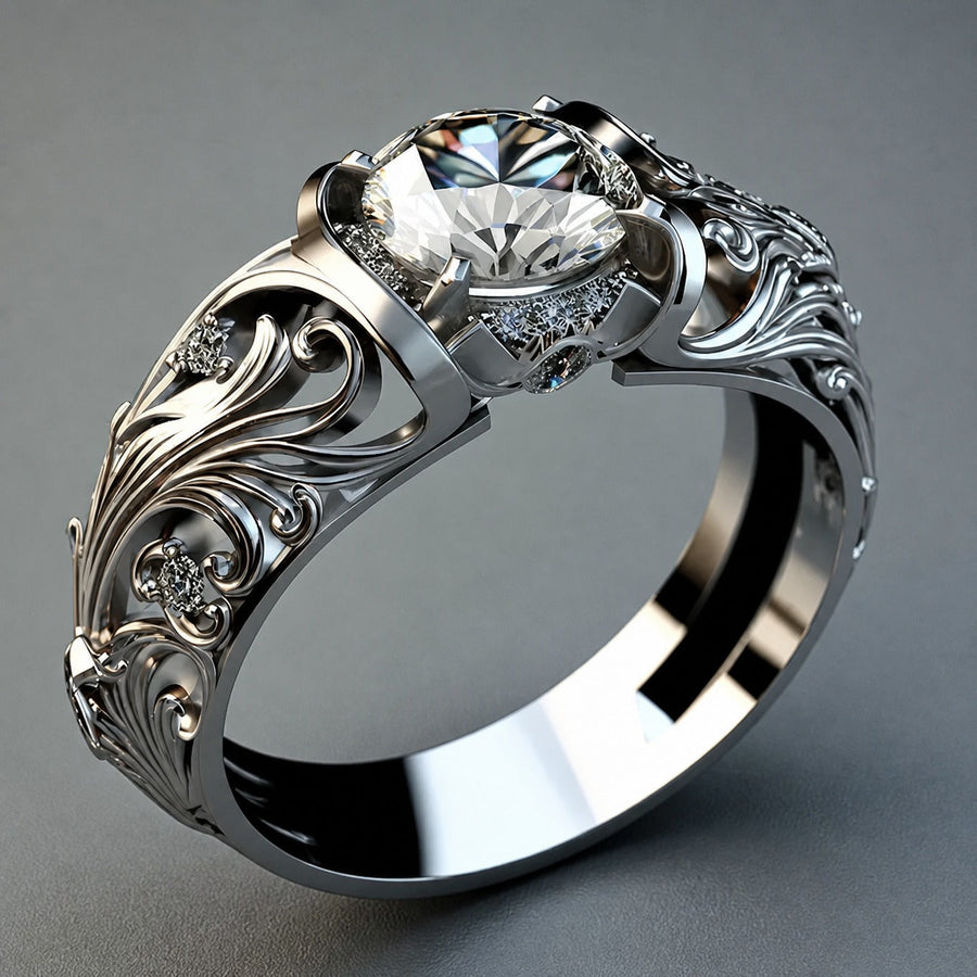 Anel Cristal Largo