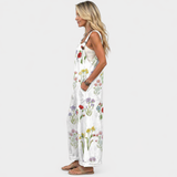 Leonor - Macacão Estampado Confortável