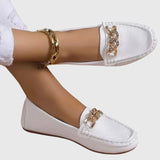 Mocassins em Branco, Preto ou Bege